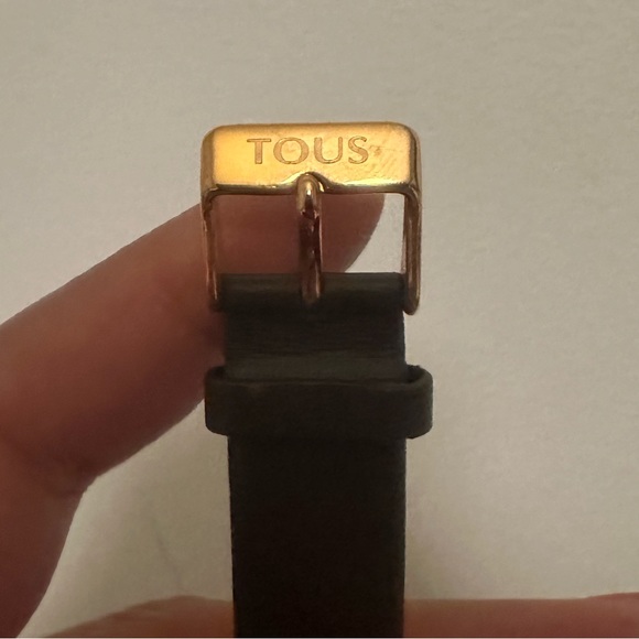 Tous watch of leather coffee with gold - Picture 3 of 5